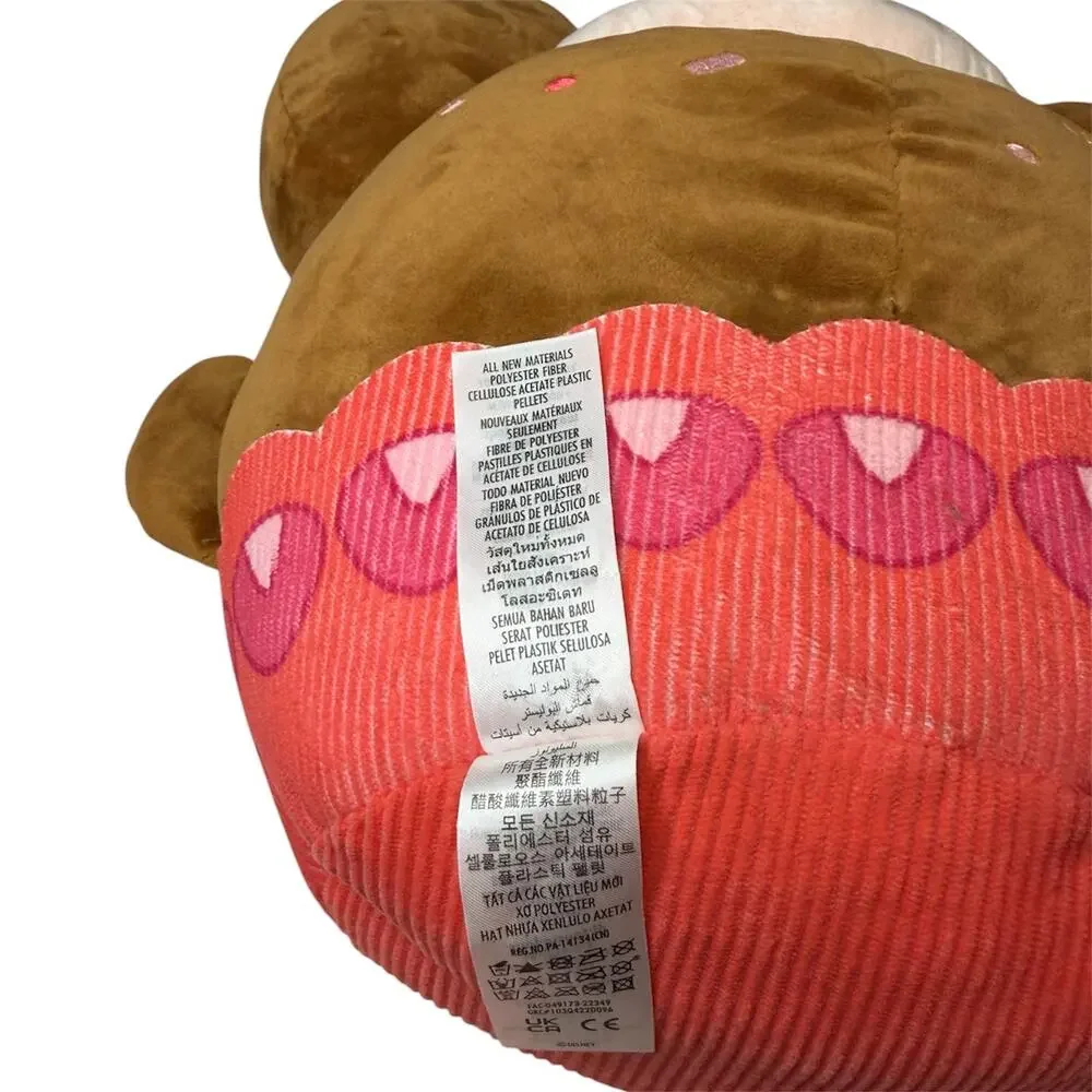 Disney Munchlings Minnie Mouse Strawberry Cupcake Plush Large 16” Plush Toy